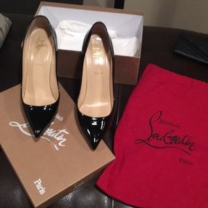 Louboutin Pigalle 10 cm patent heels